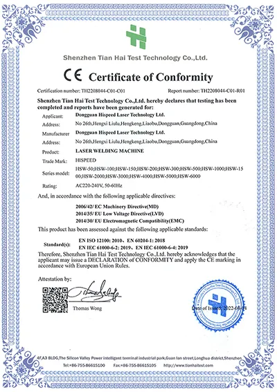 Certifications