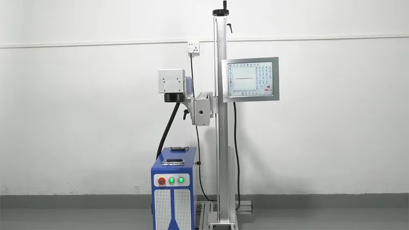 Online Flying Fiber Laser Marking Machine