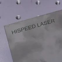 Stainless steel laser marking