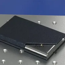 Business card case laser marking