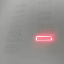 Serial number laser marking