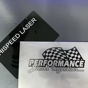 Stainless steel laser black marking