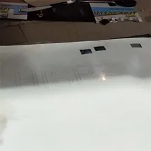 Cuttable film laser engraving