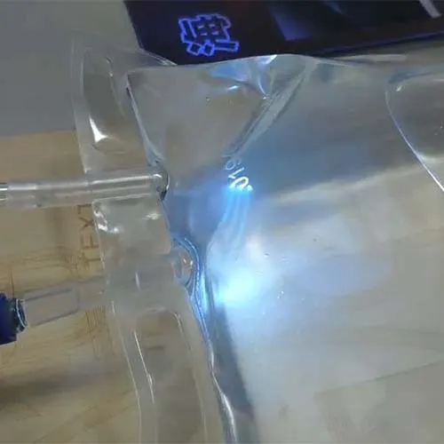 PP IV bag laser marking