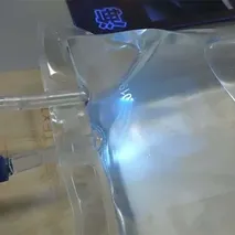 PP IV bag laser marking