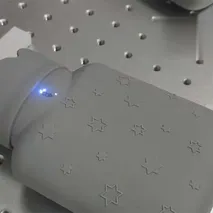 Silicone hot water bag laser marking