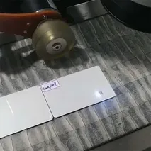 PC card barcode laser marking