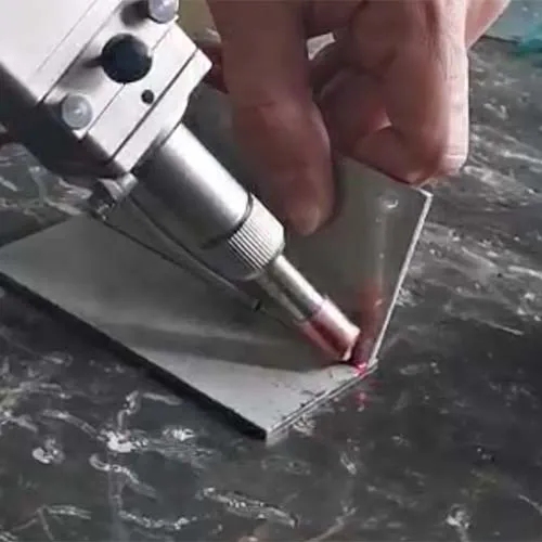 Steel plate laser welding