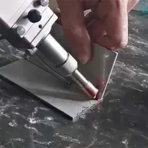 Steel plate laser welding