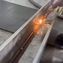 Aluminum plate laser welding