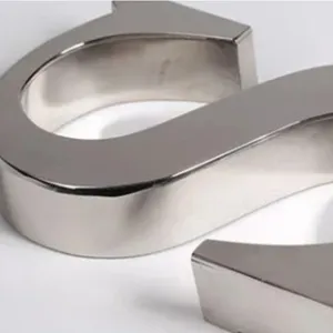 Advertising letter laser welding