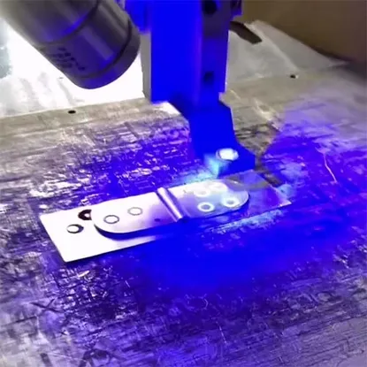 Metal part laser welding