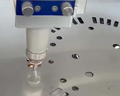 Stainless steel sheet laser cutting