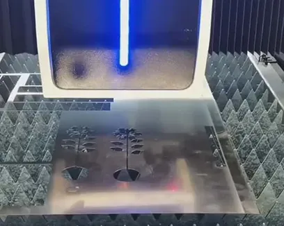 Sheet metal laser cutting