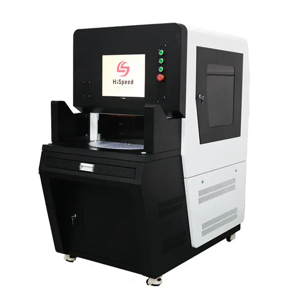 Automatic Double Station Fiber Laser Marking Machine