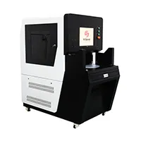 Automatic Double Station Fiber Laser Marking Machine