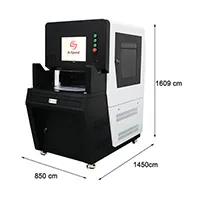 Automatic Double Station Fiber Laser Marking Machine