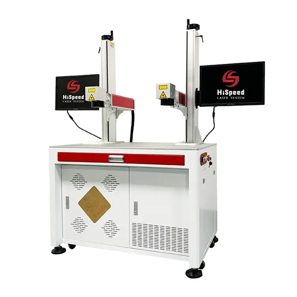 Fiber Marking Machine with Double Laser Heads