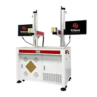 Fiber Marking Machine with Double Laser Heads